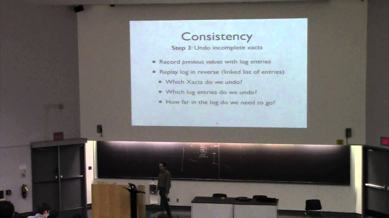 CSE562 Class 18 Recovery & The ARIES Protocol