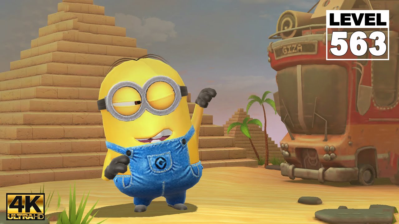 Minion Rush Dave Minion run 21K meters at The Pyramids | LV.563 EP#414 | UHD 4K