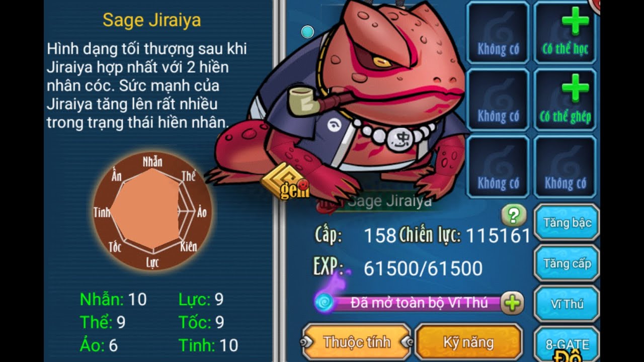 [Ninja Rebirth] Tiêu điểm tướng #45: Sage Jiraiya