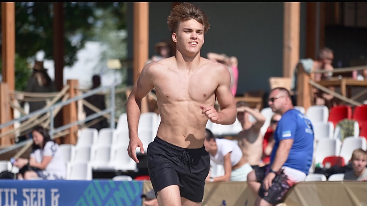 U17 Mardo Ärmus (EST) vs Andreas Välja (EST) 80kg! Boys beach youth wrestling.