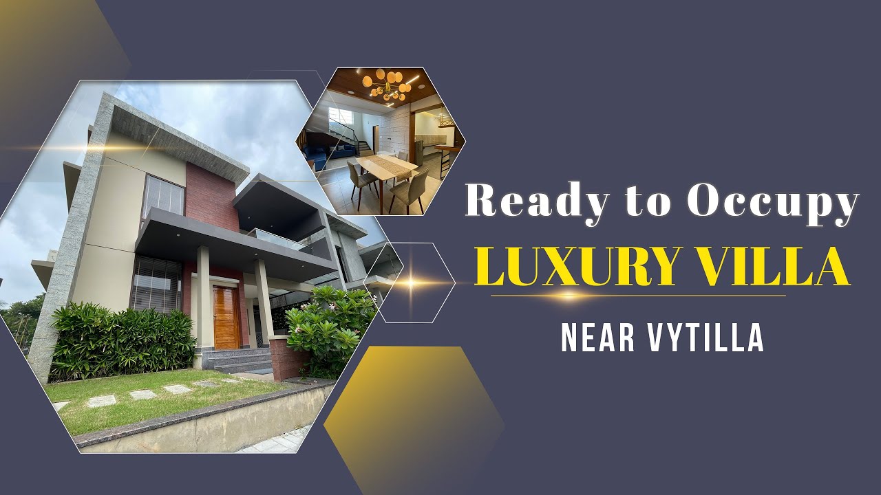 Luxury Gated Community Villa in Kochi|waterfront|Near Lakeshore Hospital|3, 4,or 5 BHK luxury villas