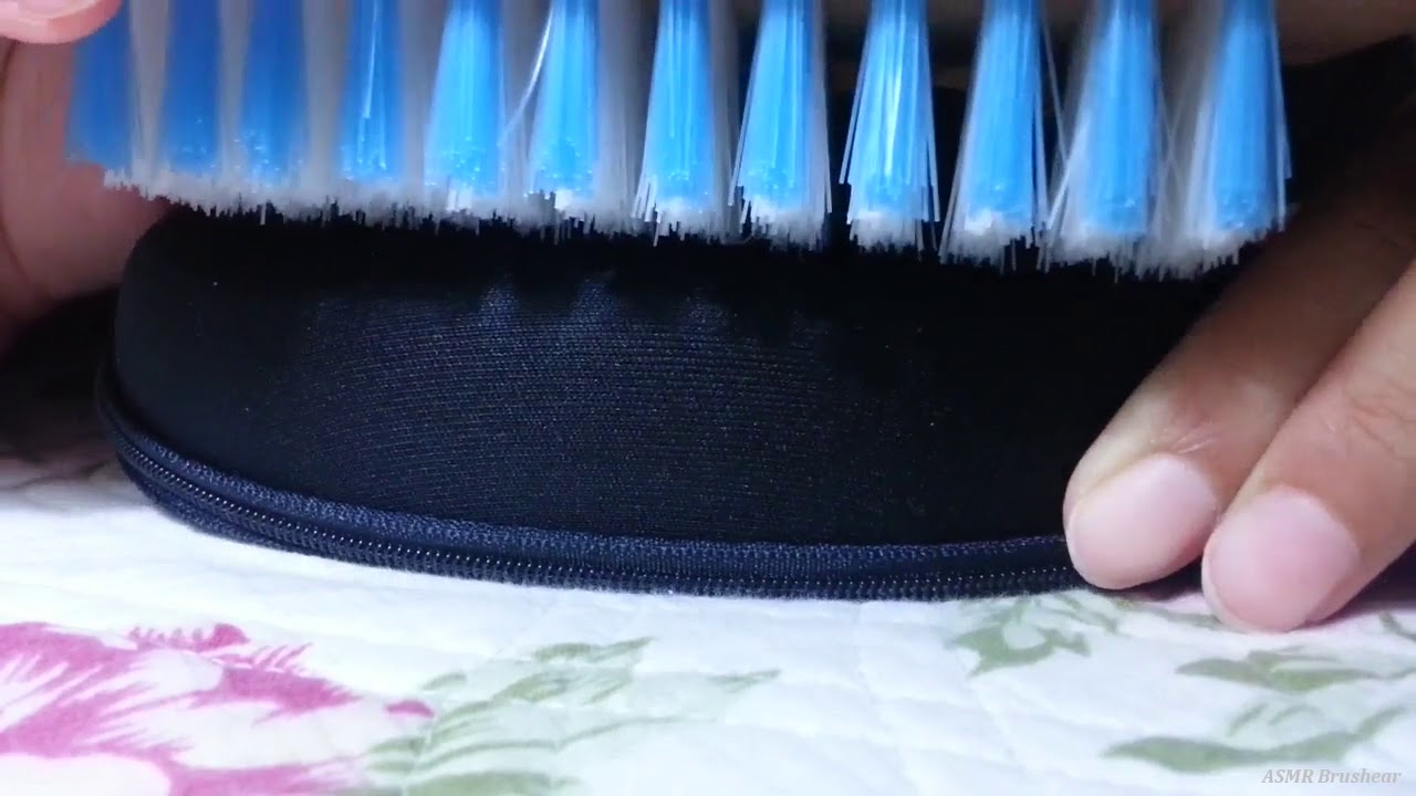 Rough ASMR! Brushing a Hard Case - Mic Inside