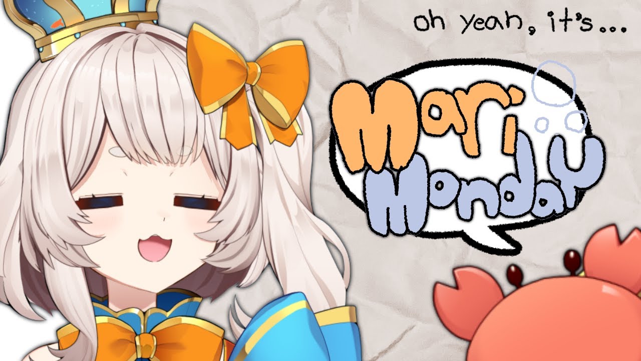 another one... it's MONDAY! MARI MARI MONDAY!