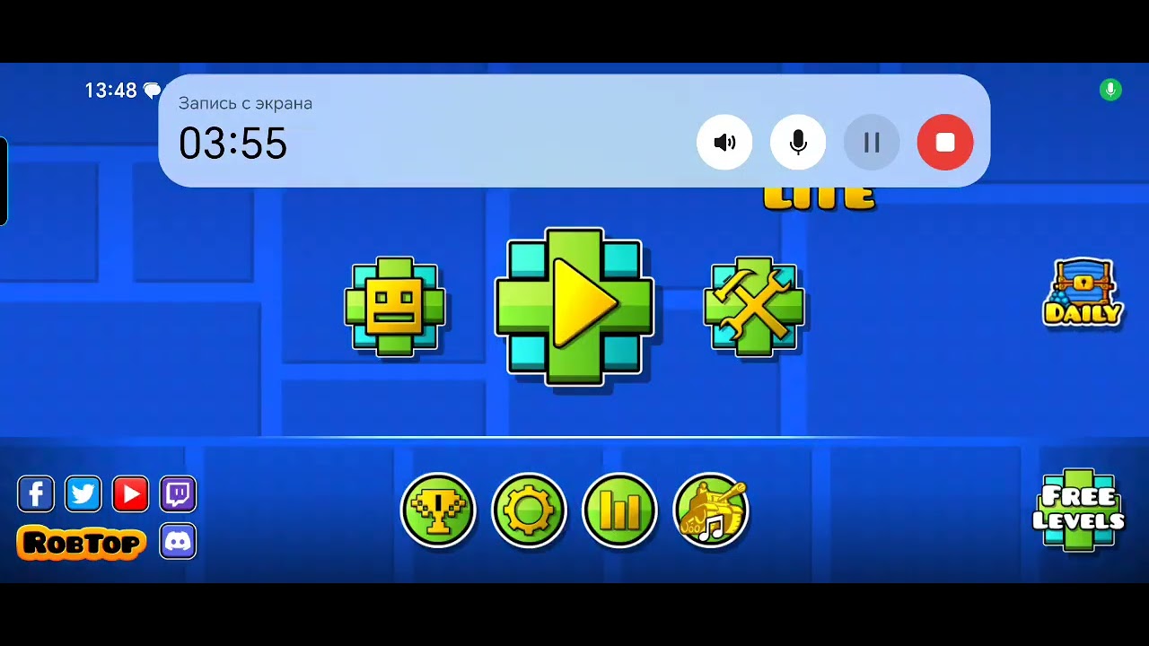 Играю в Geometry dash