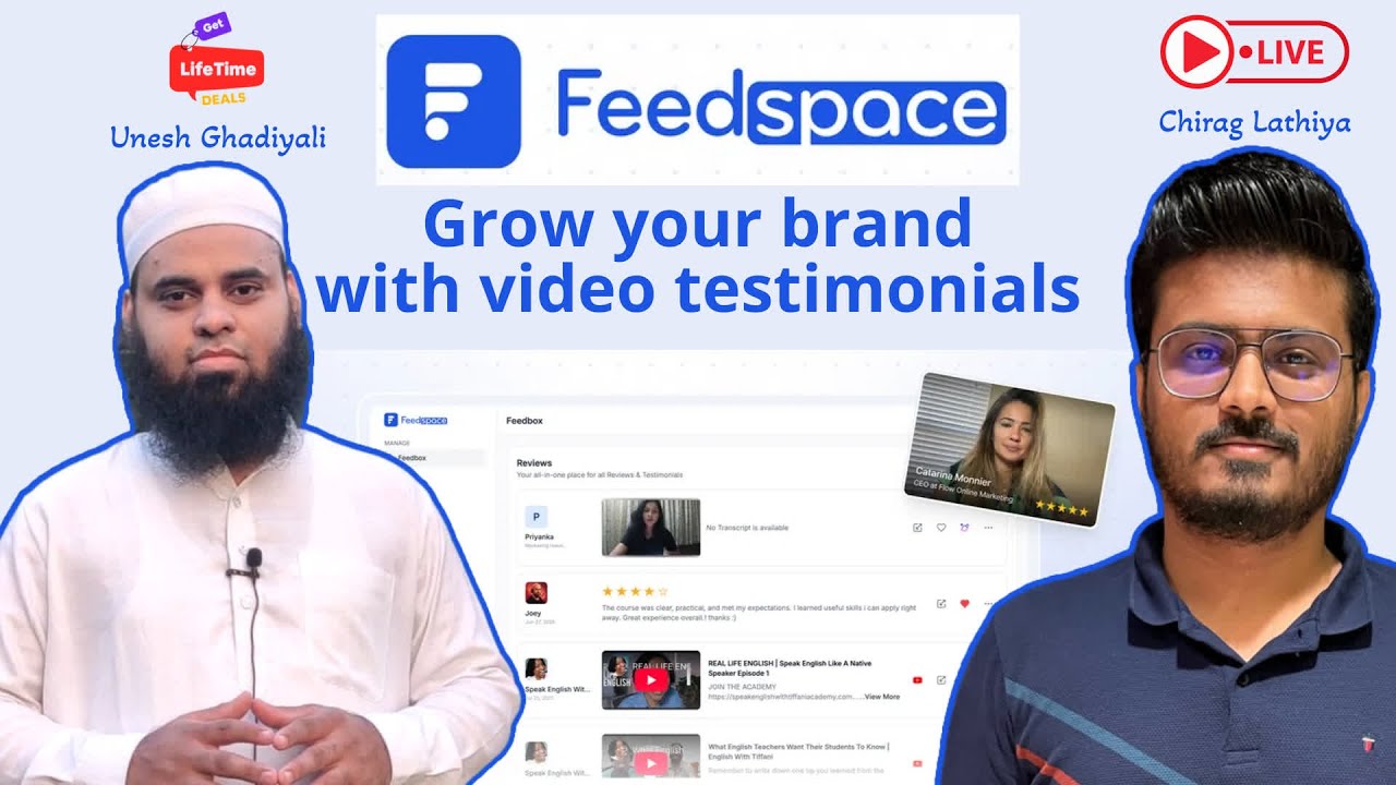 🎥 FeedSpace - LIVE with Chirag Lathiya (Founder of Feedspace) - LTD Ending tomorow