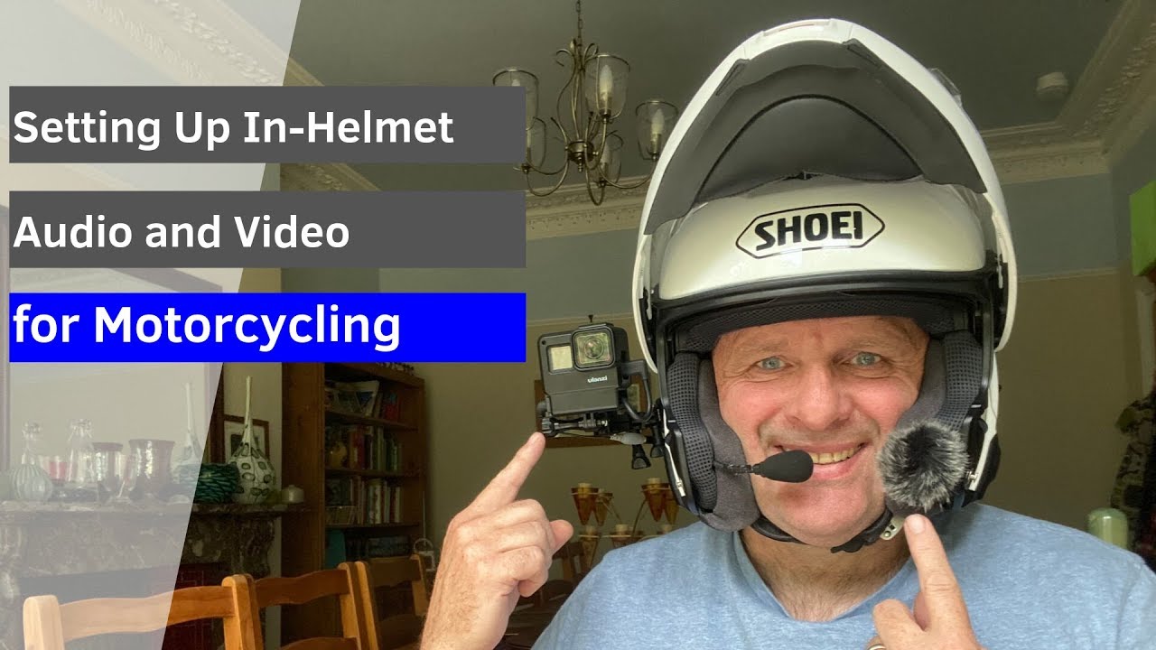 In Helmet Video and Audio Set Up