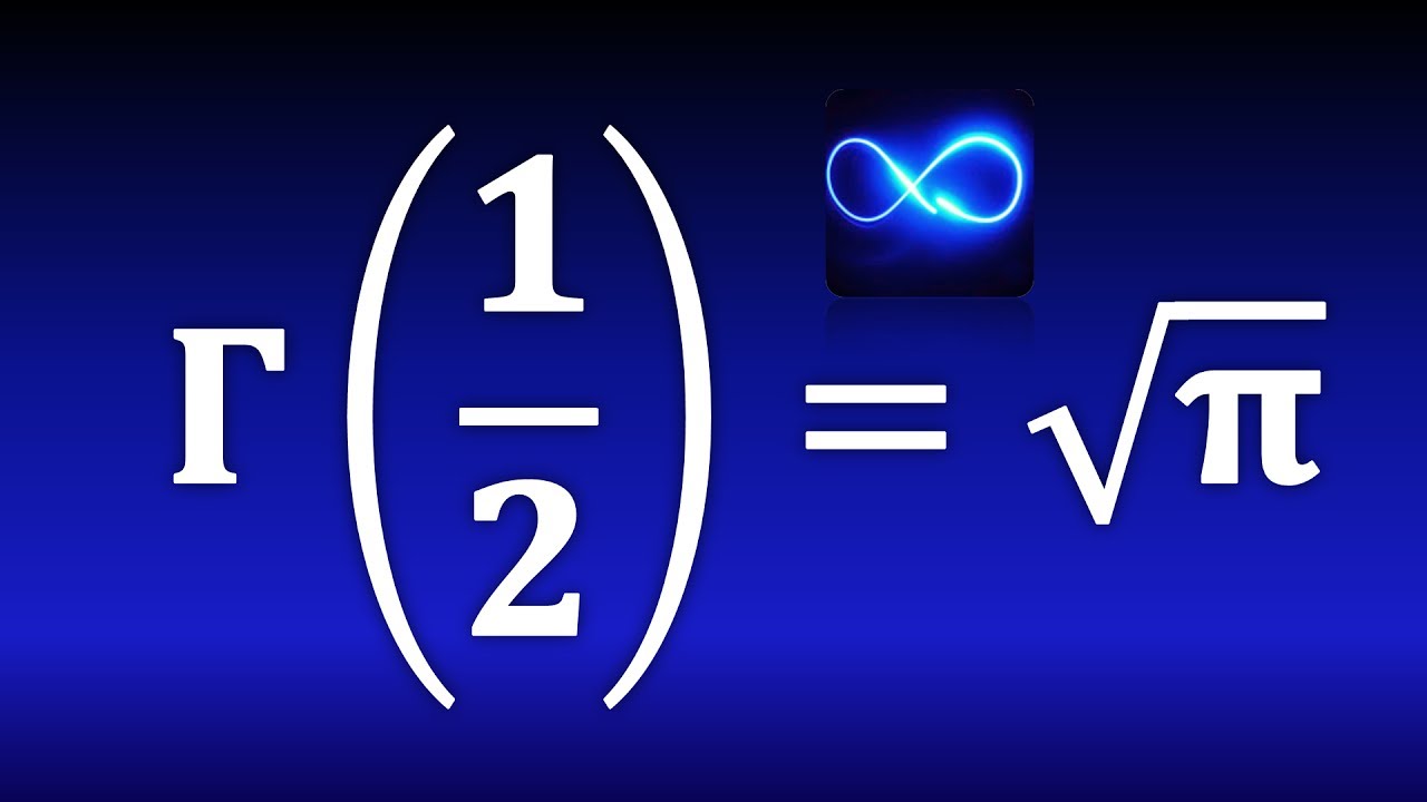 Función Gamma: Demostración de Γ(1/2)=√π
