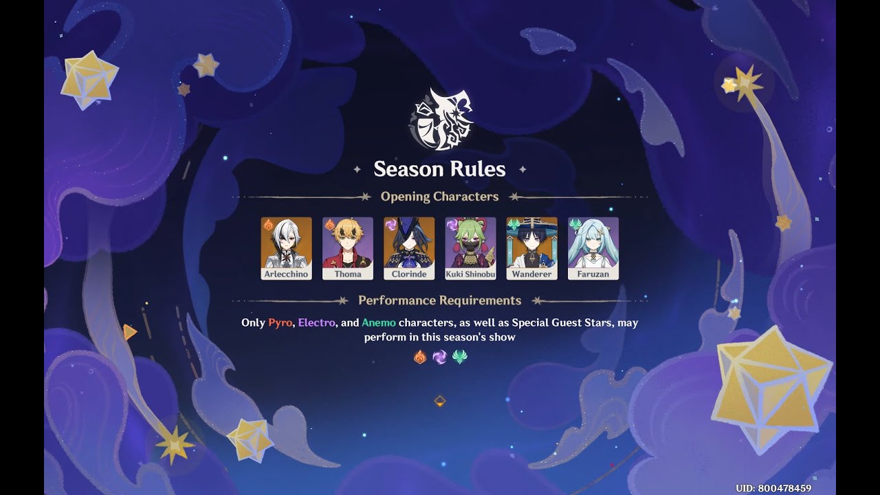 [Imaginarium Theater 4.7] Season 1, Hard Mode | Genshin Impact