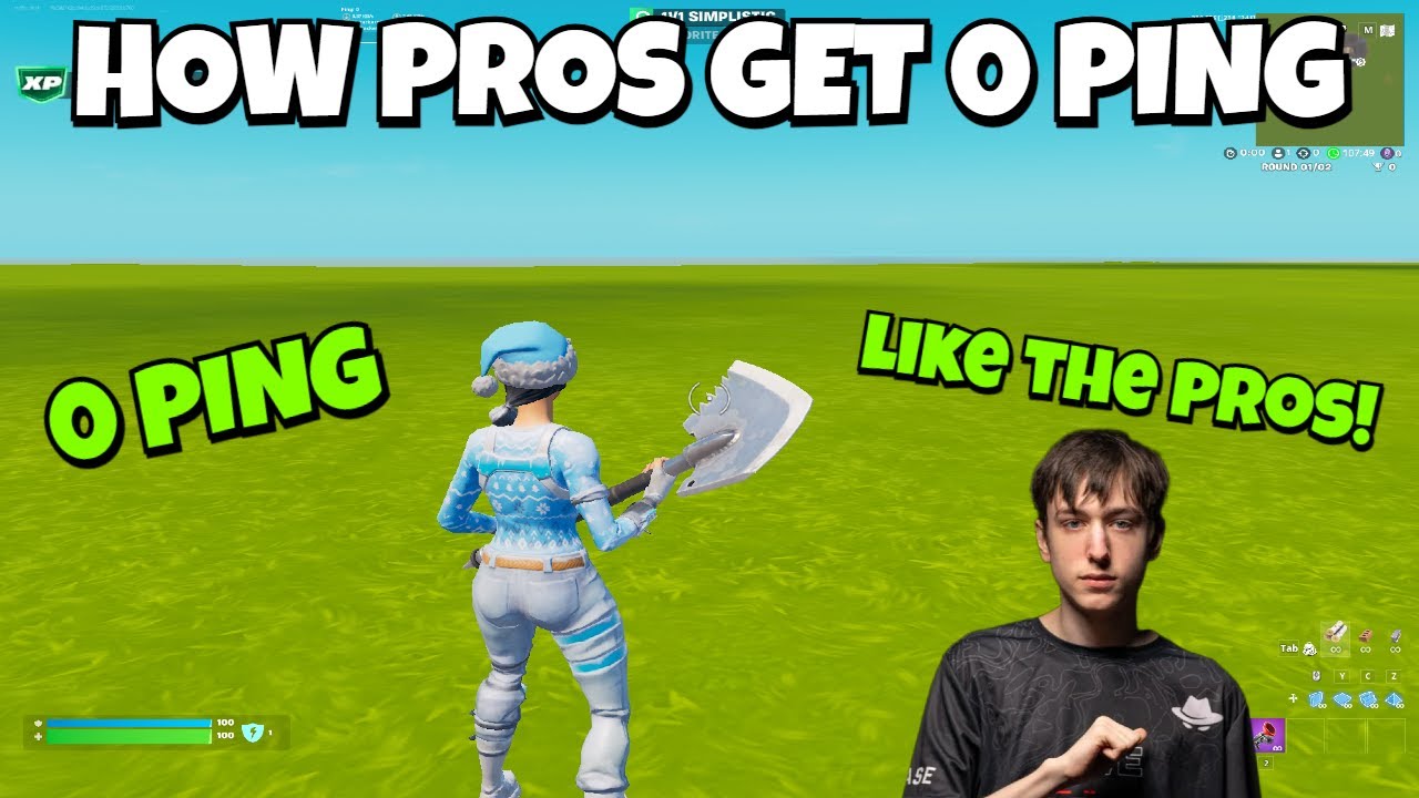 Как профессионалам получить 0 PING в Fortnite! (0 PING + Gear Up Booster)