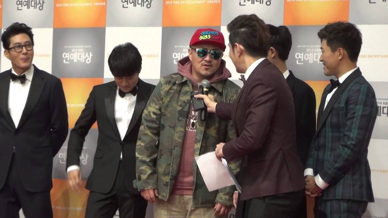 '1박 2일'(김준호, 김주혁, 차태현, 데프콘, 정준영, 김종민) 2014 연예대상 레드카펫