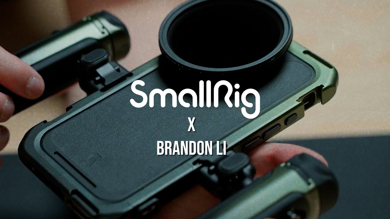 The Best Filmmaking Rig for iPhone 16 Pro Max l Small Rig X Brandon Li Cage