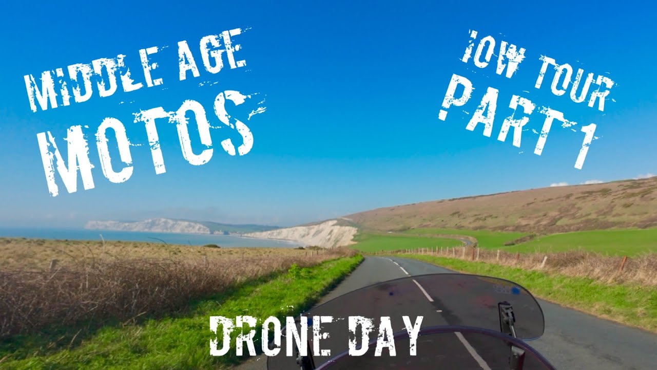 Isle Of Wight motorcycle ride Drone day PT 1 IOW POV MOTOVLOG MILITARY RD TRIUMPH TIGER 955i.6.3.24.