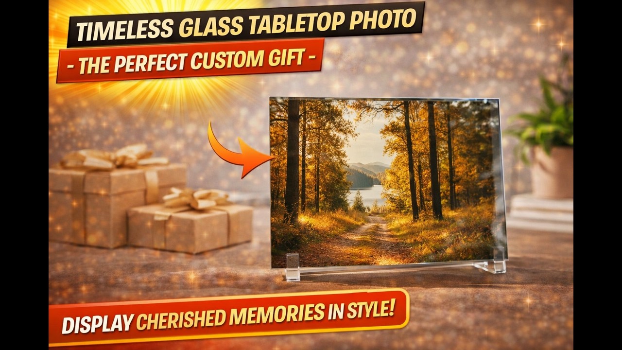 Timeless Glass Tabletop Photo - The Perfect Custom Gift