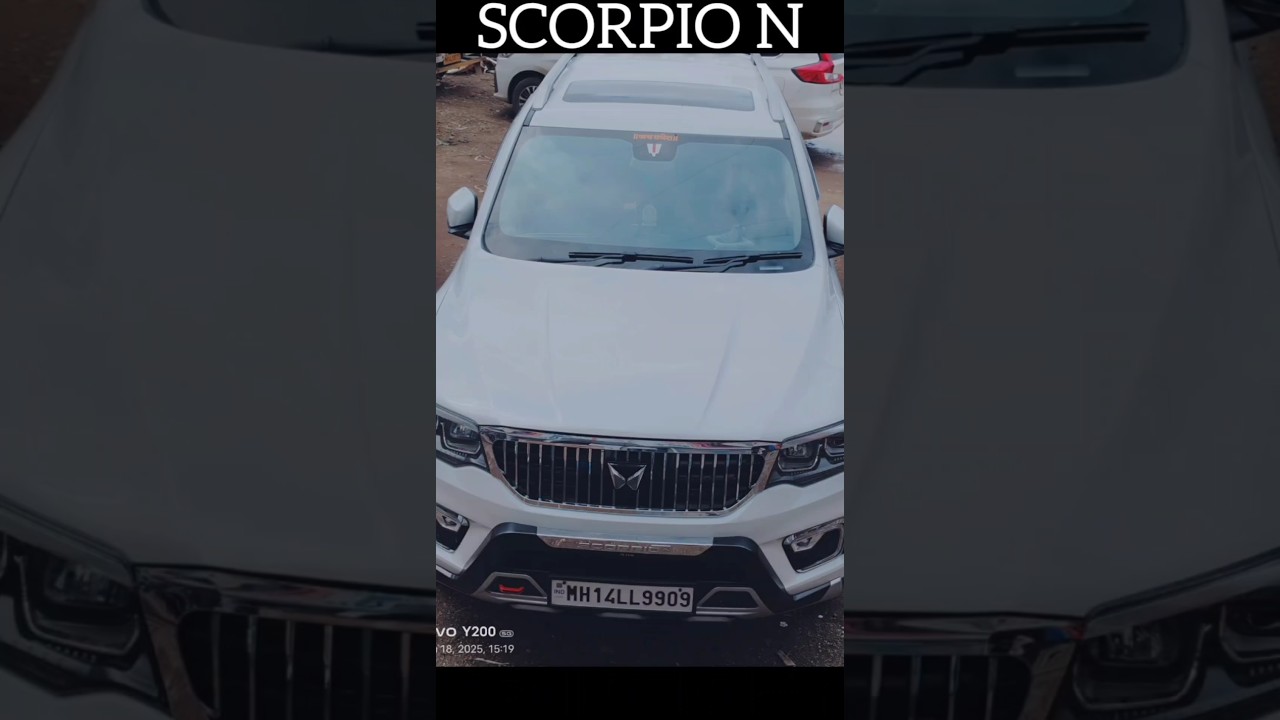 NEW SCORPIO N FRONT GRILL UPGRADE #car #automobile #trending #ytshorts #scorpio #modified #YT SHORT