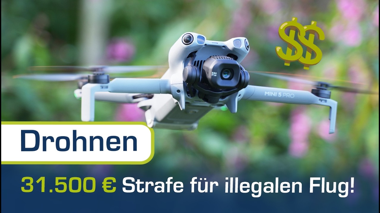 Achtung: Aktuell hohe Strafen bei illegalem Drohnenflug! | Fallbeispiele aus Deutschland