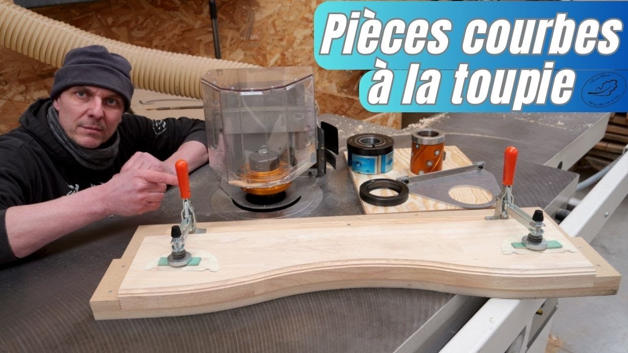 Profiler au galet calibreur et avec la lunette à la toupie