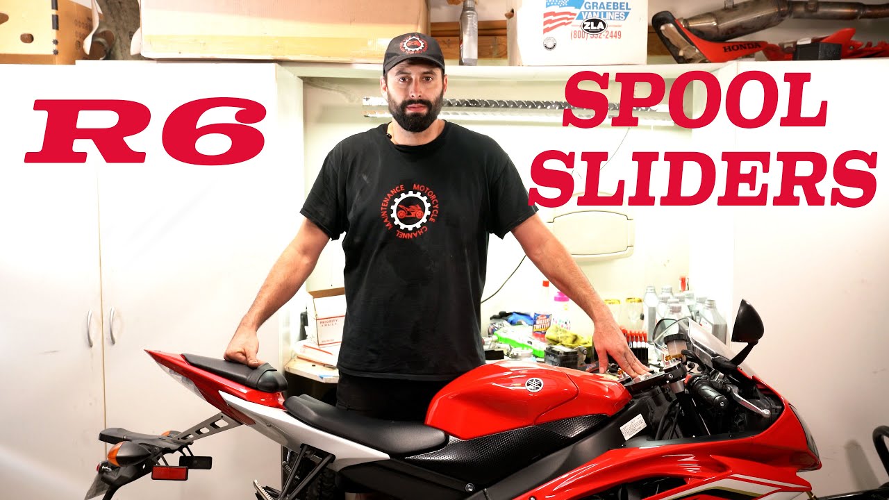 Yamaha R6 - Spool Sliders Install Video