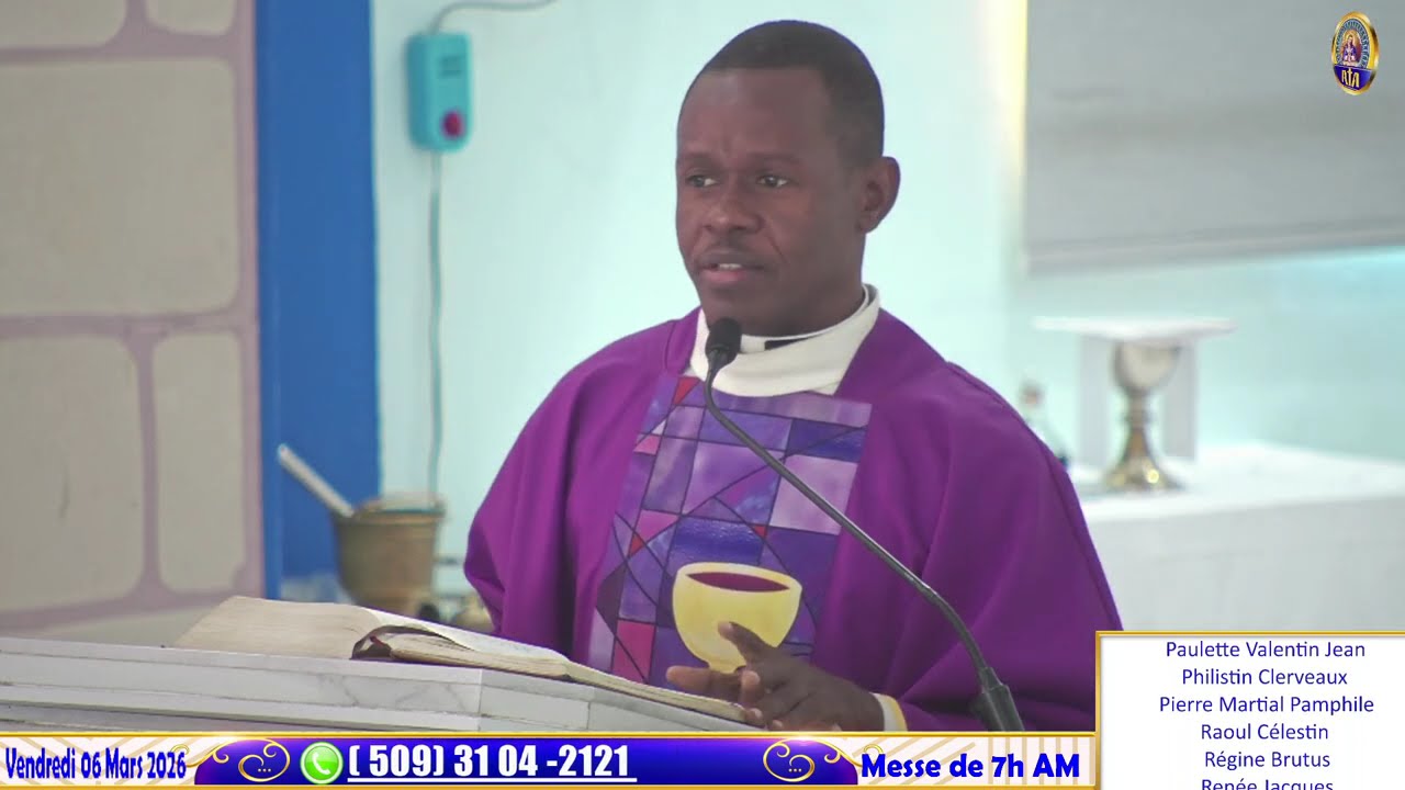 2ème Semaine de Carême  - Messe de 7h AM | Vendredi 06 Mars 2026