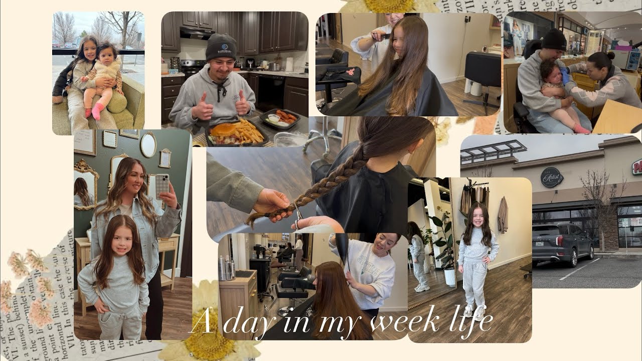 A DAY IN MY WEEK LIFE | Anzly gets haircut for the first time ever | Camila gets her ears pierced
