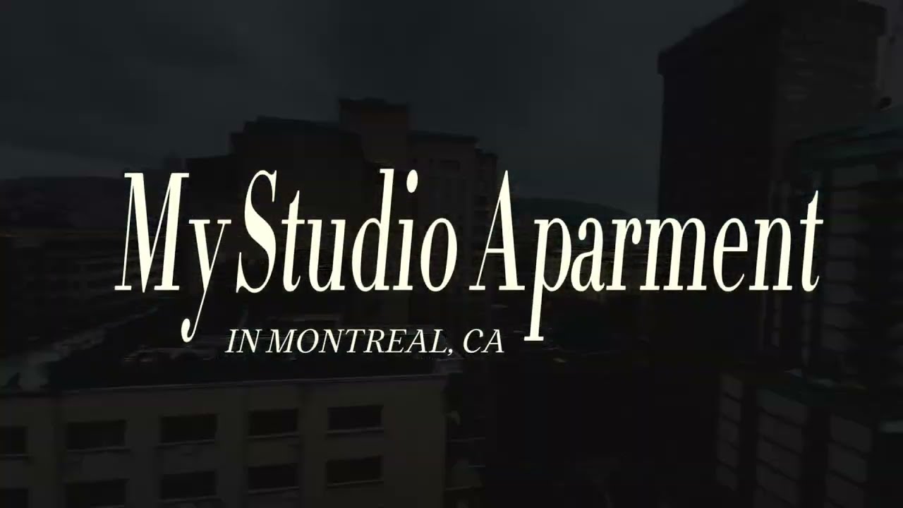 Modern Studio Apartment Tour in Downtown Montreal | Steps from Concordia University