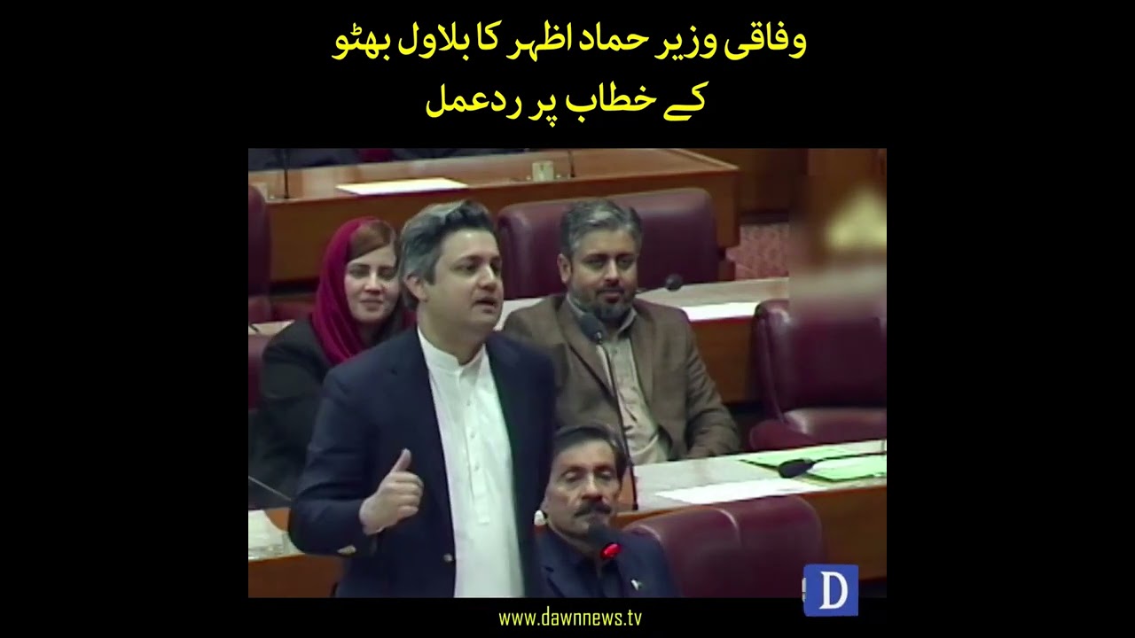 Wafaqi Wazir Hammad Azhar Ka Bilawal Bhutto Kay Khitab Per Rad-e-Amal | Dawn News