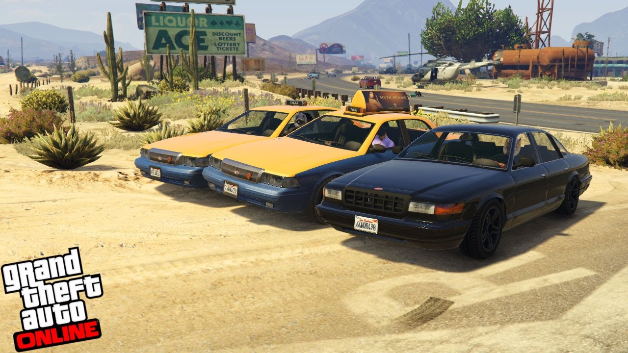 GTA V - Online - TAXI Vs UBER! E A HISTORIA MACABRA!