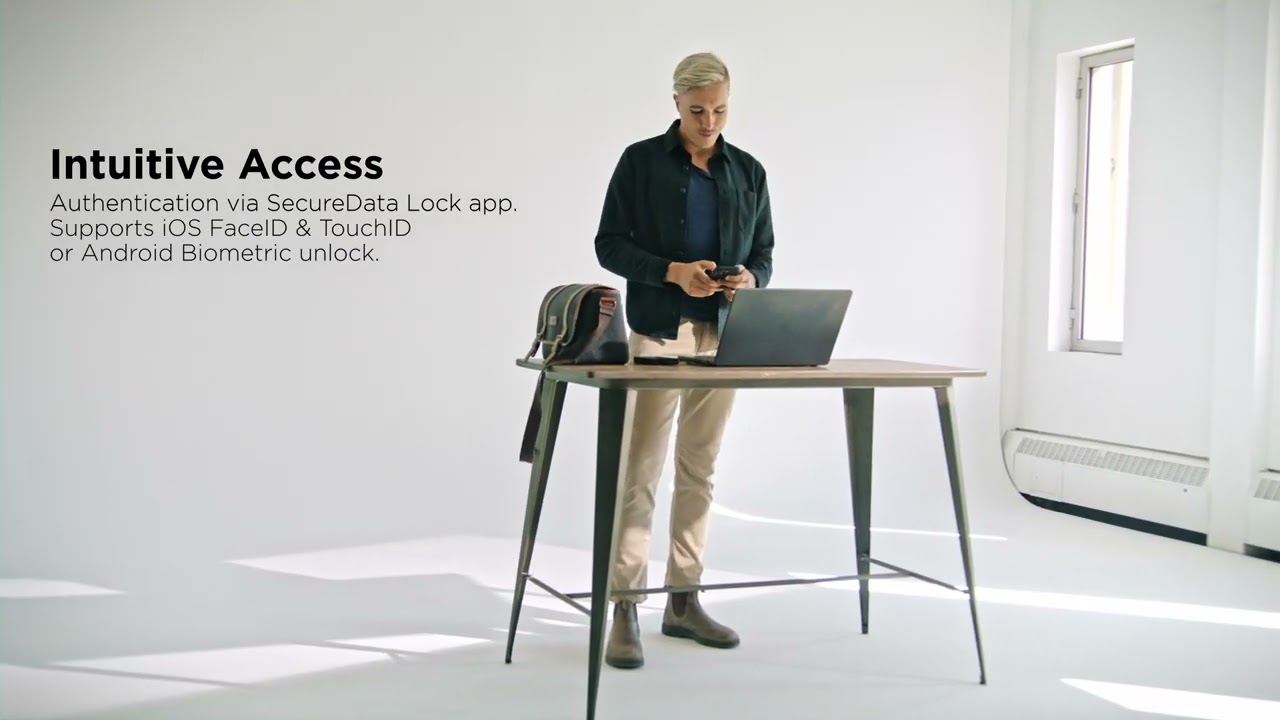 SecureDrive+ Encrypted Drive with Bluetooth by Glyph Production Technologies