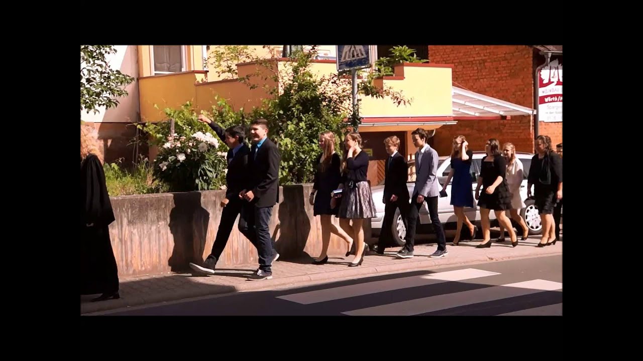 Konfirmation am 8.6.14: Einzug der Konfirmanden