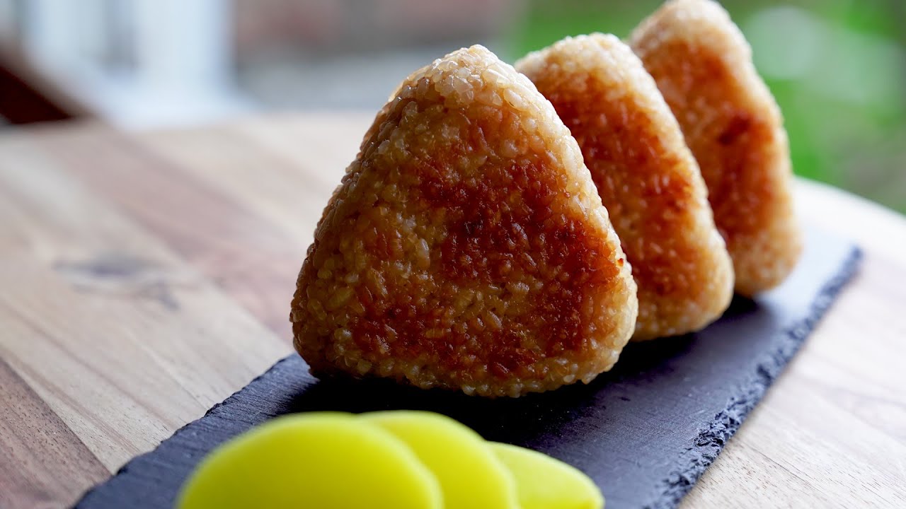 CRISPY Yaki Onigiri | Grilled Rice Ball