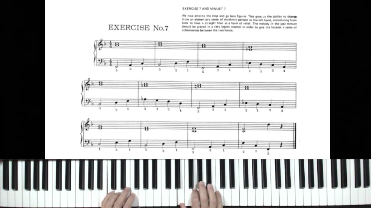 O. Peterson - Exercise No.7 - piano tutorial by Antonio De Angelis