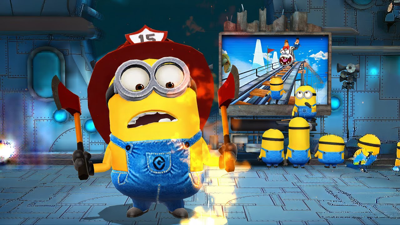 Firefighter minion Vs Villaintriloquist boss fight | No Damage Fullscreen 4K