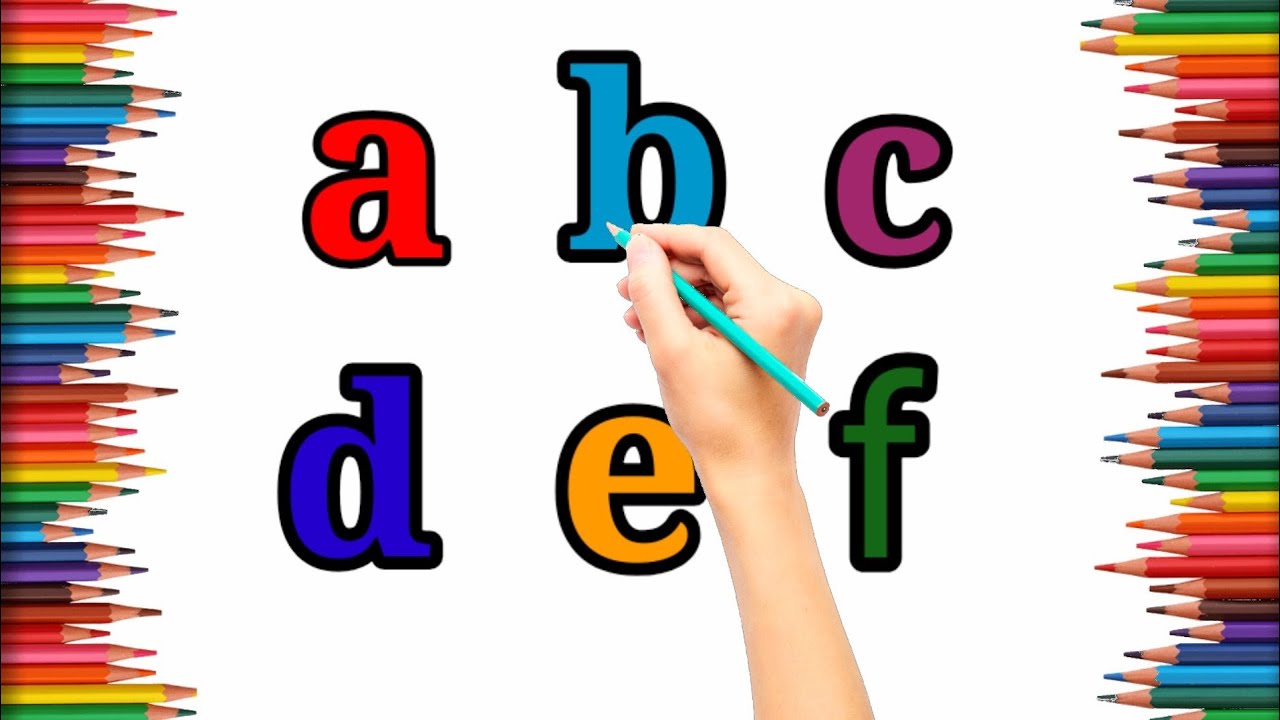 How to write Small Abc |Handwritting practice | Small letters | Alphabets for Kids