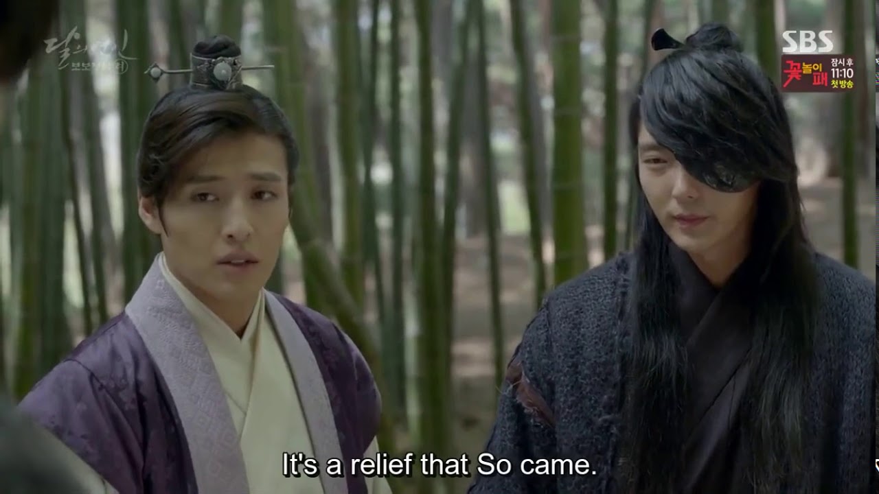 She hugs the 14th Prince and tries to cover up for the mistake she did but the 8th prince got jelly