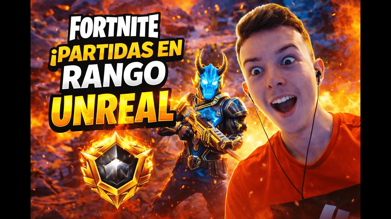 🔥 PARTIDAS ÉPICAS en UNREAL | Fortnite al MÁXIMO NIVEL