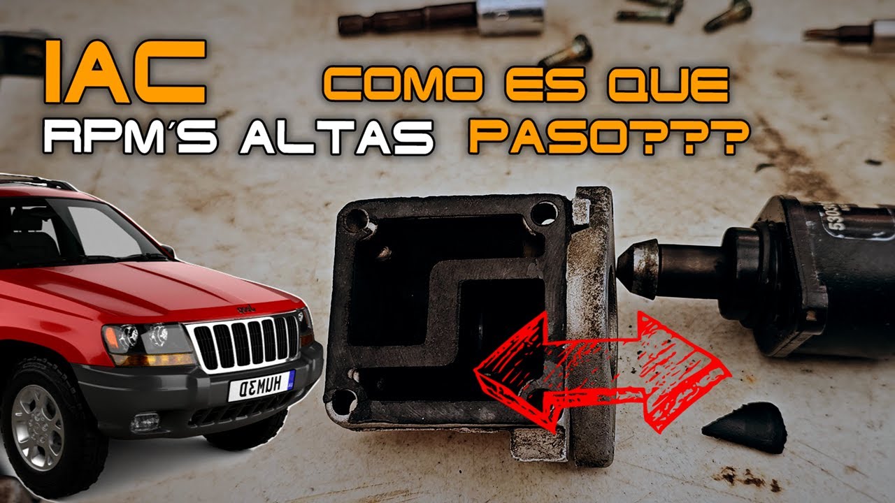 Problema con valvula IAC, altas revoluciones en ralenti 😱 | Jeep Grand cherokee