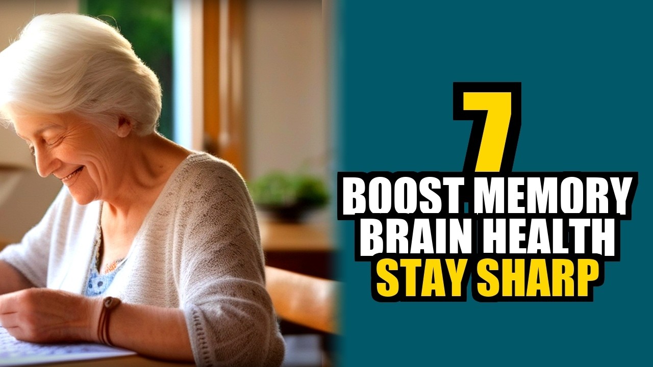 7 Ways to Boost Memory & Brain Health After 65