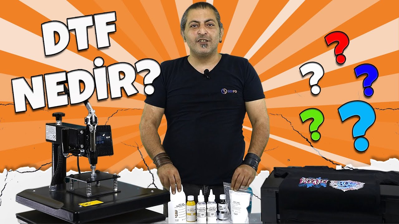 Tişört Baskı Nasıl Yapılır ? (DTF Baskı Makinesi)