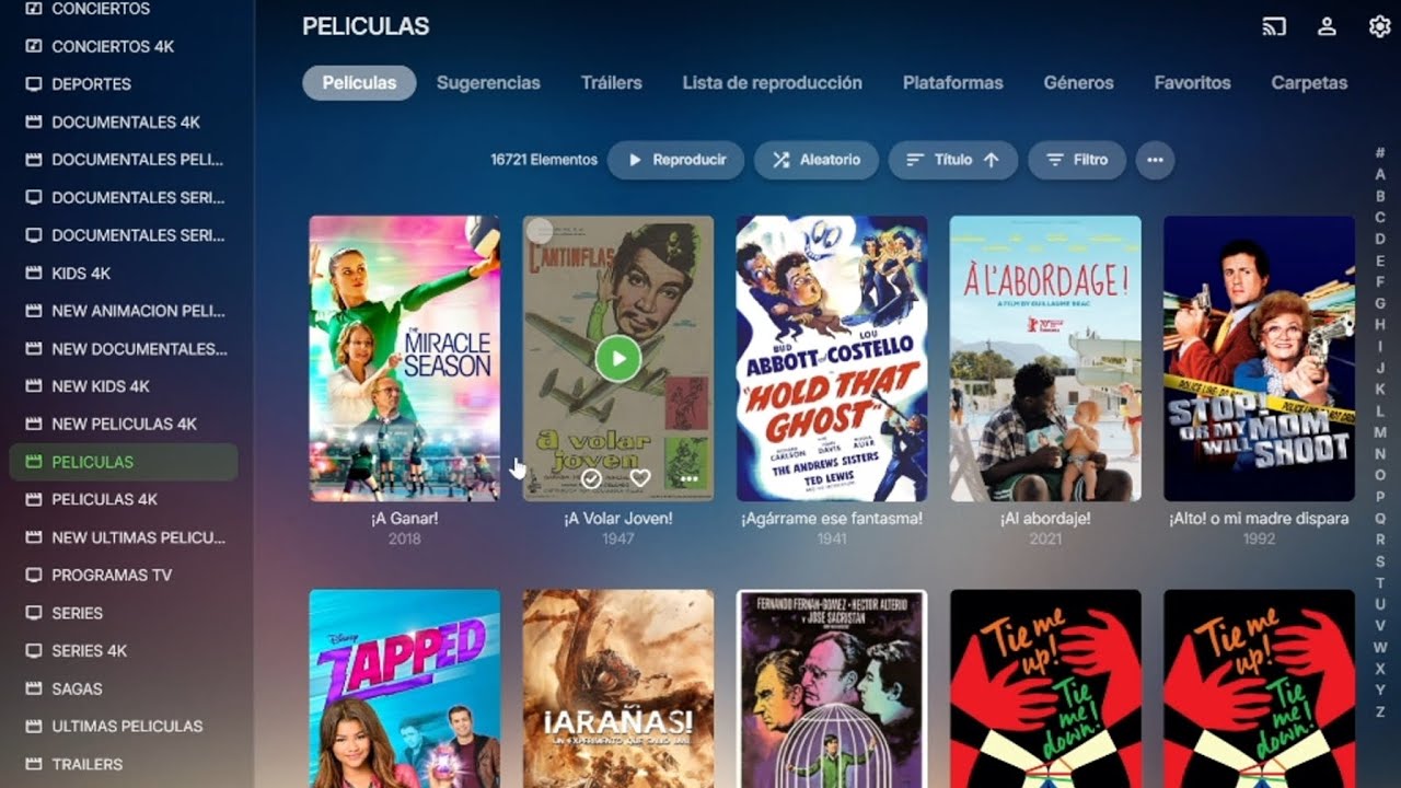 Instalar Emby Desbloqueado (Sniper TV) para Android, Fire TV y Windows.