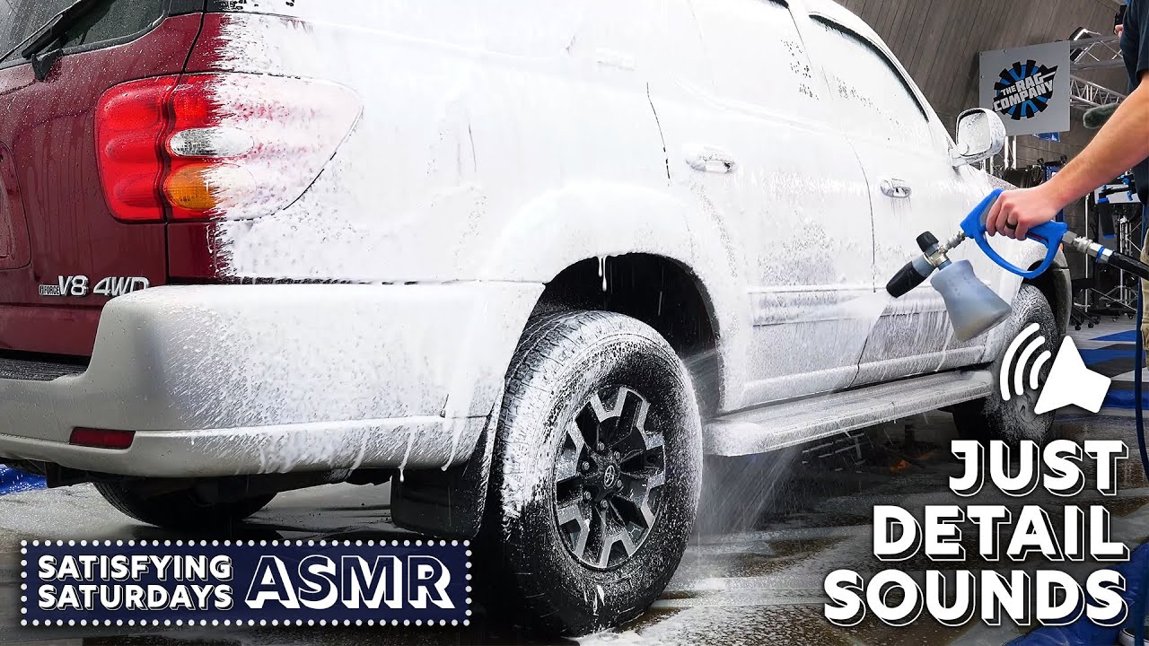 WASHING a Post-Roadtrip Toyota Sequoia | SATISFYING SATURDAYS | Detailing ASMR (No Talking)