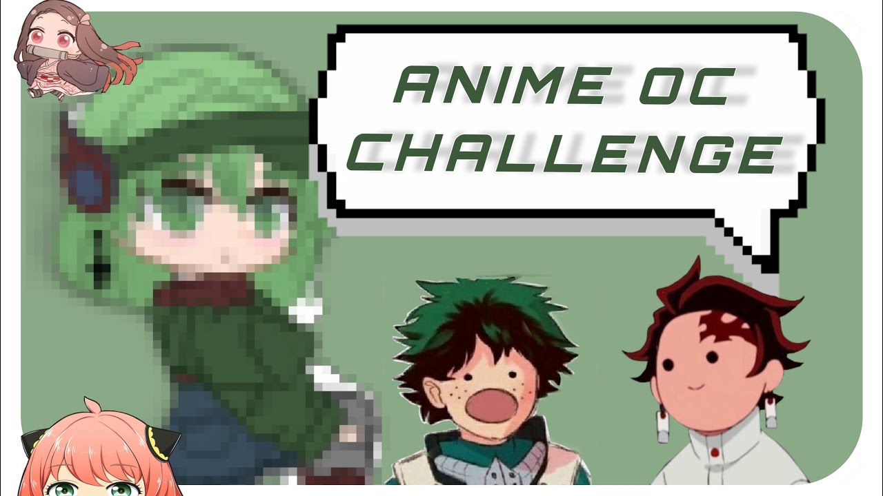 Gacha club anime oc challenge!!!
