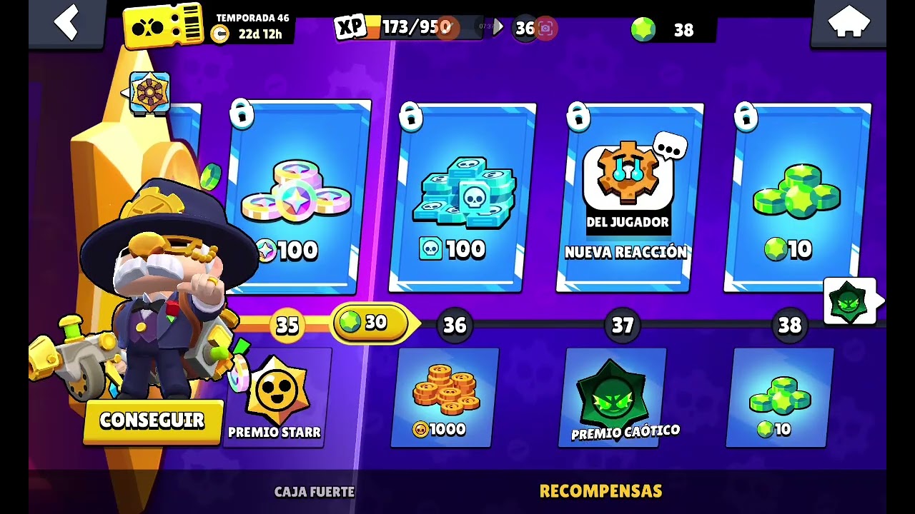 Jugando una partida del brawlestars de chill