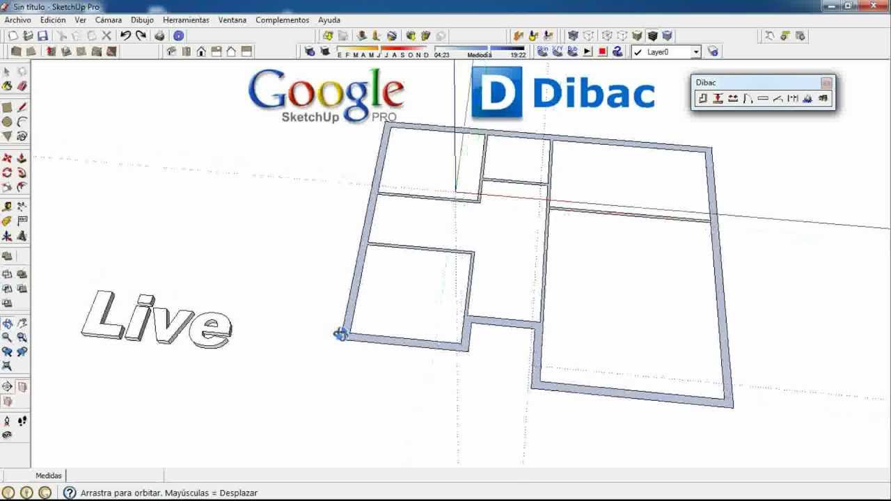 1/4 DIBAC Cad 2D+3D GOOGLE SKETCHUP Plugin