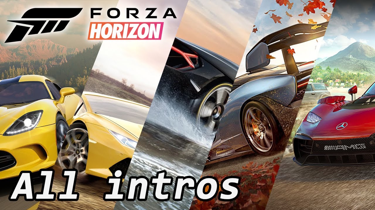 [4K] All Forza Horizon Intros 1-5 | Which one is the best?
