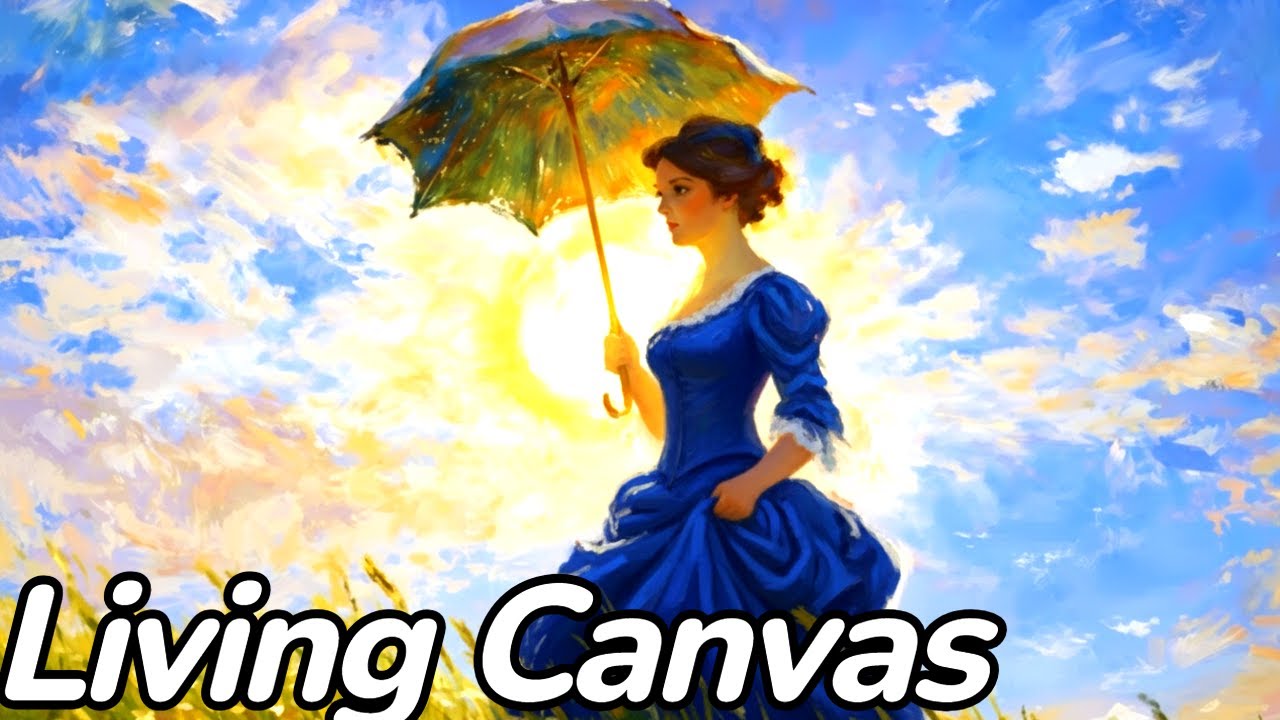 Living Canvas | Claude Monet | Relaxing Impressionist Art & Nature | 4K