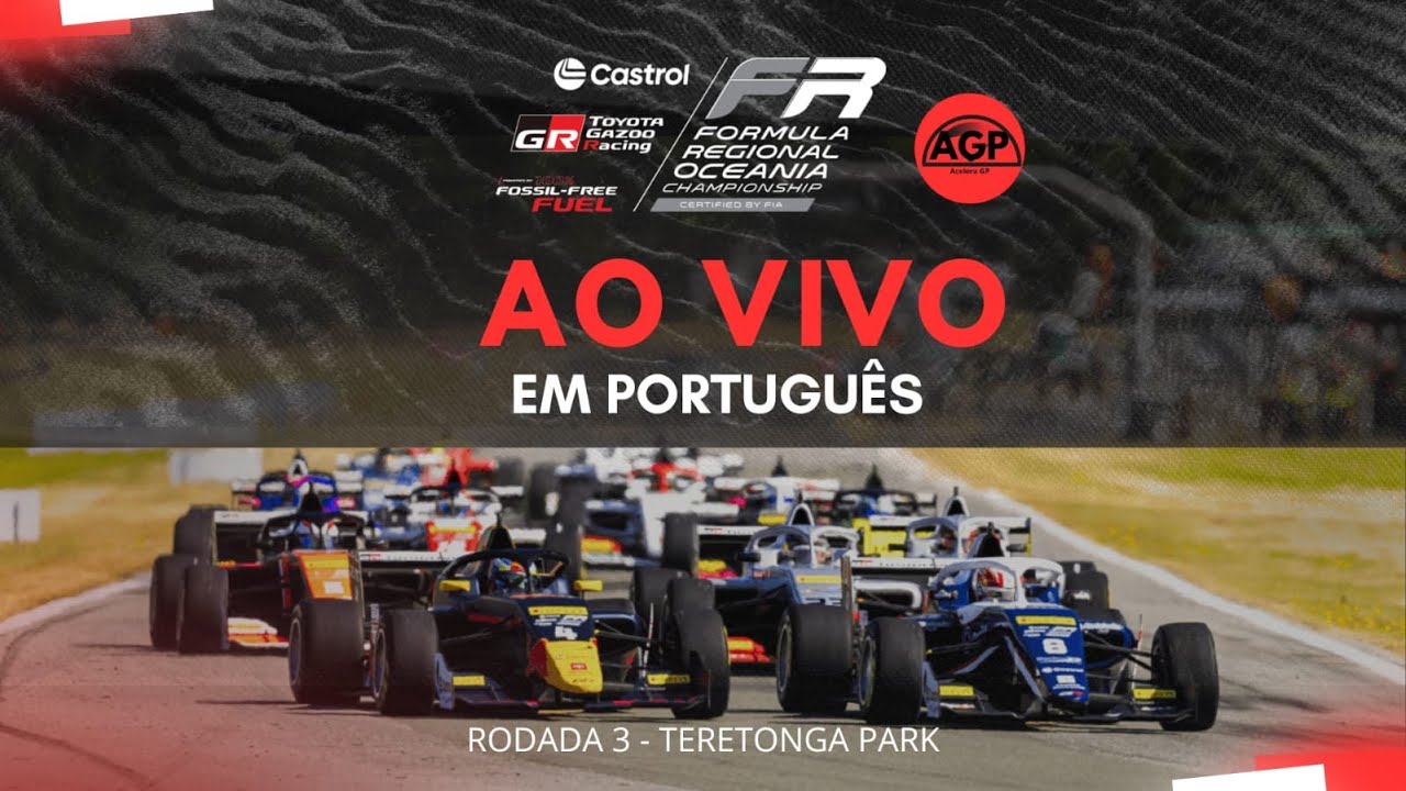 Fórmula Regional Oceania AO VIVO! | Corrida 3 [remarcada] | Teretonga Park | CTFROT 3° Etapa (PT-BR)