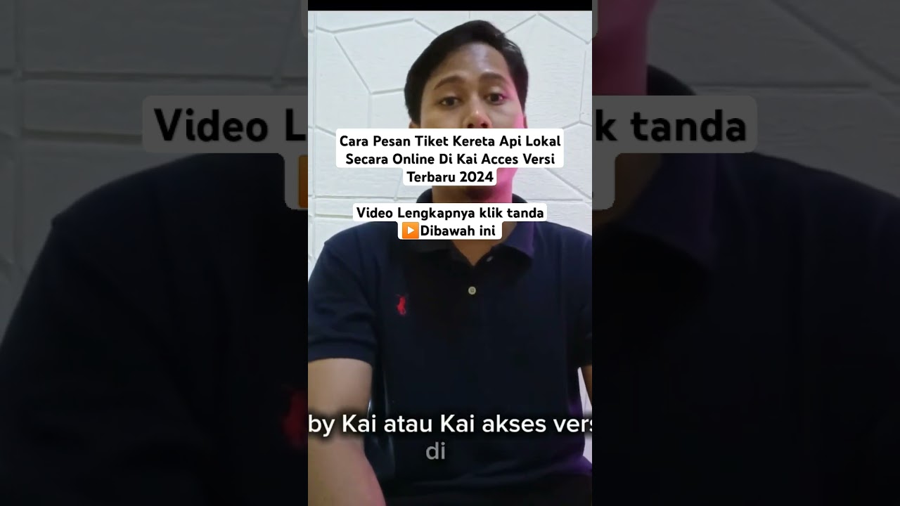 cara pesan tiket kereta api lokal online di kai acces terbaru#kaiaccess #keretaapi #keretaapilokal