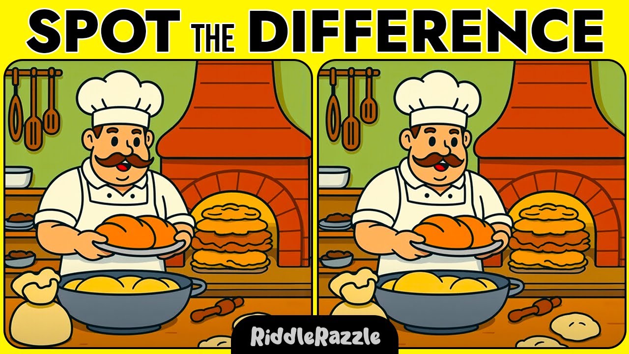 Brain Training: Spot 3 Differences!