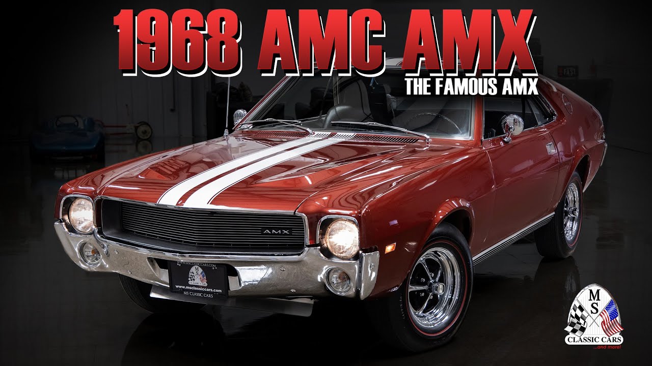 1968 AMC AMX Знаменитый AMX