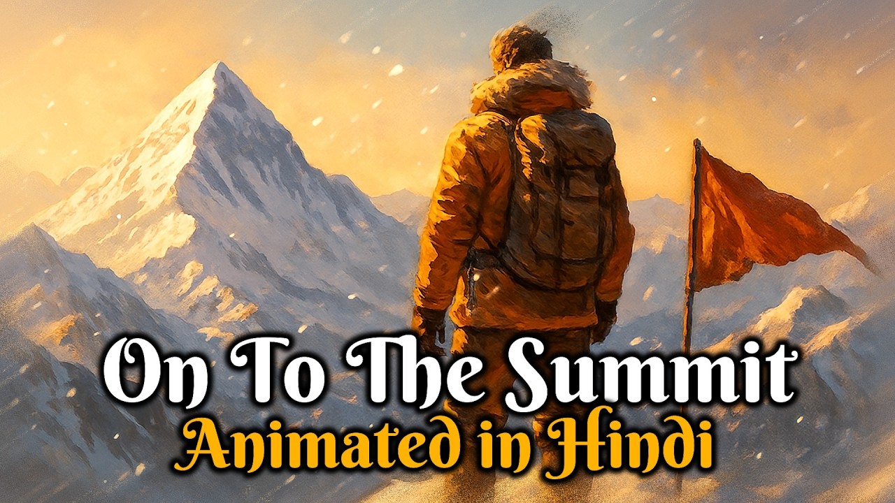 ✨1.2 On to the Summit Animated in Hindi |💫 Simple Explanation | 📚11th English Explanation