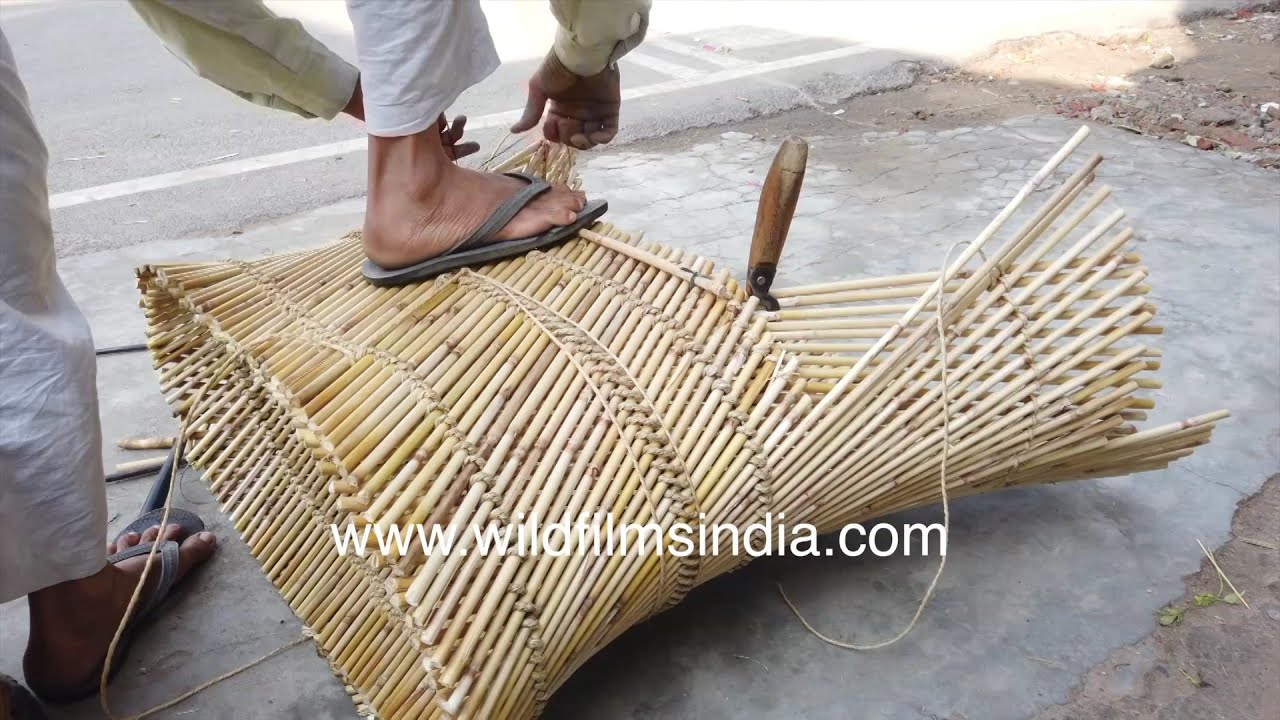 Art of bamboo moodha making: Timelapse from Garhmukteshwar, North India